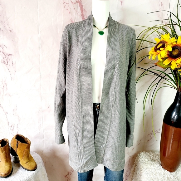 Cyrus Grey Soft Knit Cardigan - Picture 3 of 7